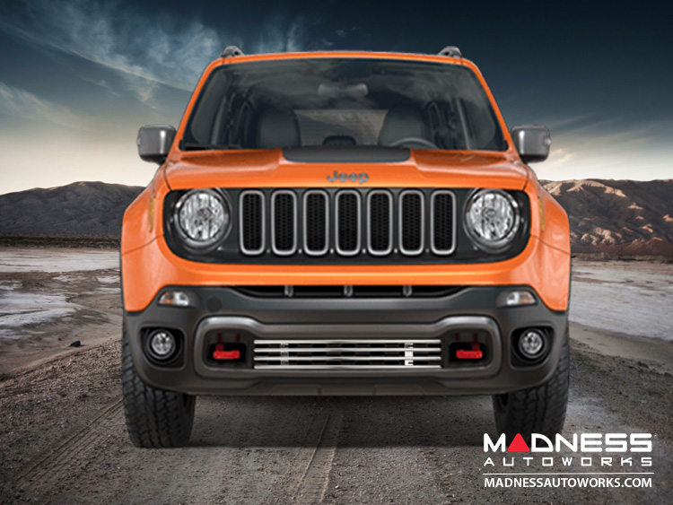Jeep Renegade Front Grill - Chrome Finish